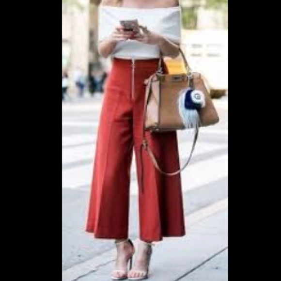 Zara Pants - Zara soft high rise coulottes❤️Gorgeous⭐️EUC